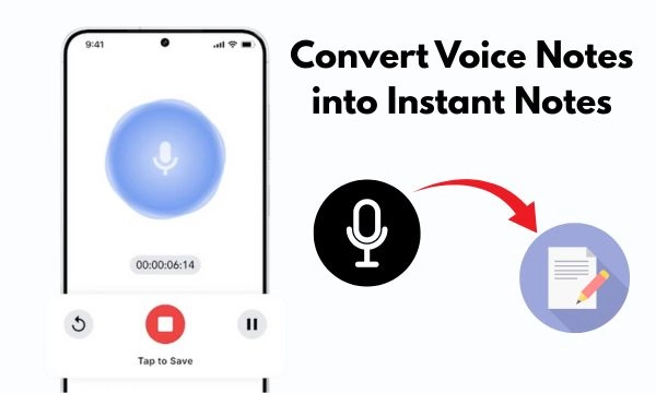 apps to transcribe voice notes into instant texts